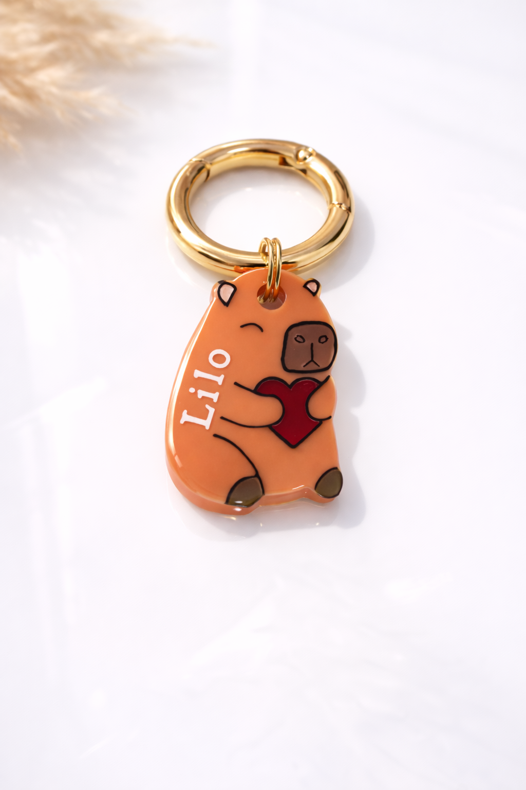 Dog Tag "Capybara"- Süße Fellfreunde Kollektion - Hundemarke Halsband Anhänger
