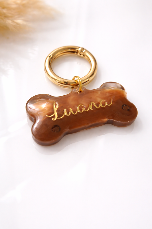 Dog Tag "Cold Brew" - Starpups Kollektion - Anhänger Hundemarke Halsband