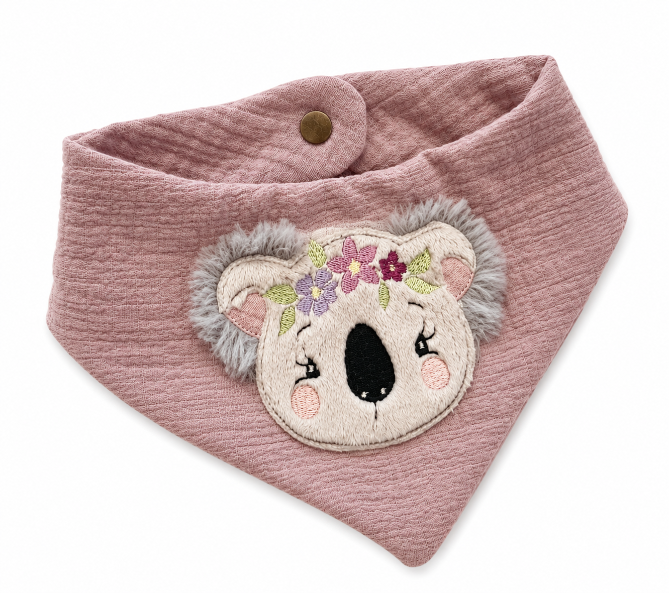 Bandana mit Druckknopf - Koala Boho - Musselin