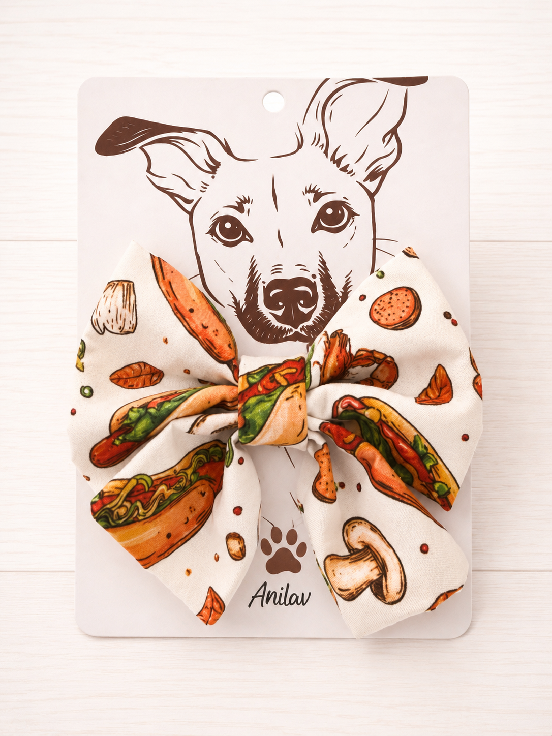 Hund Fliege Matrosenfliege Halsband - Foodie