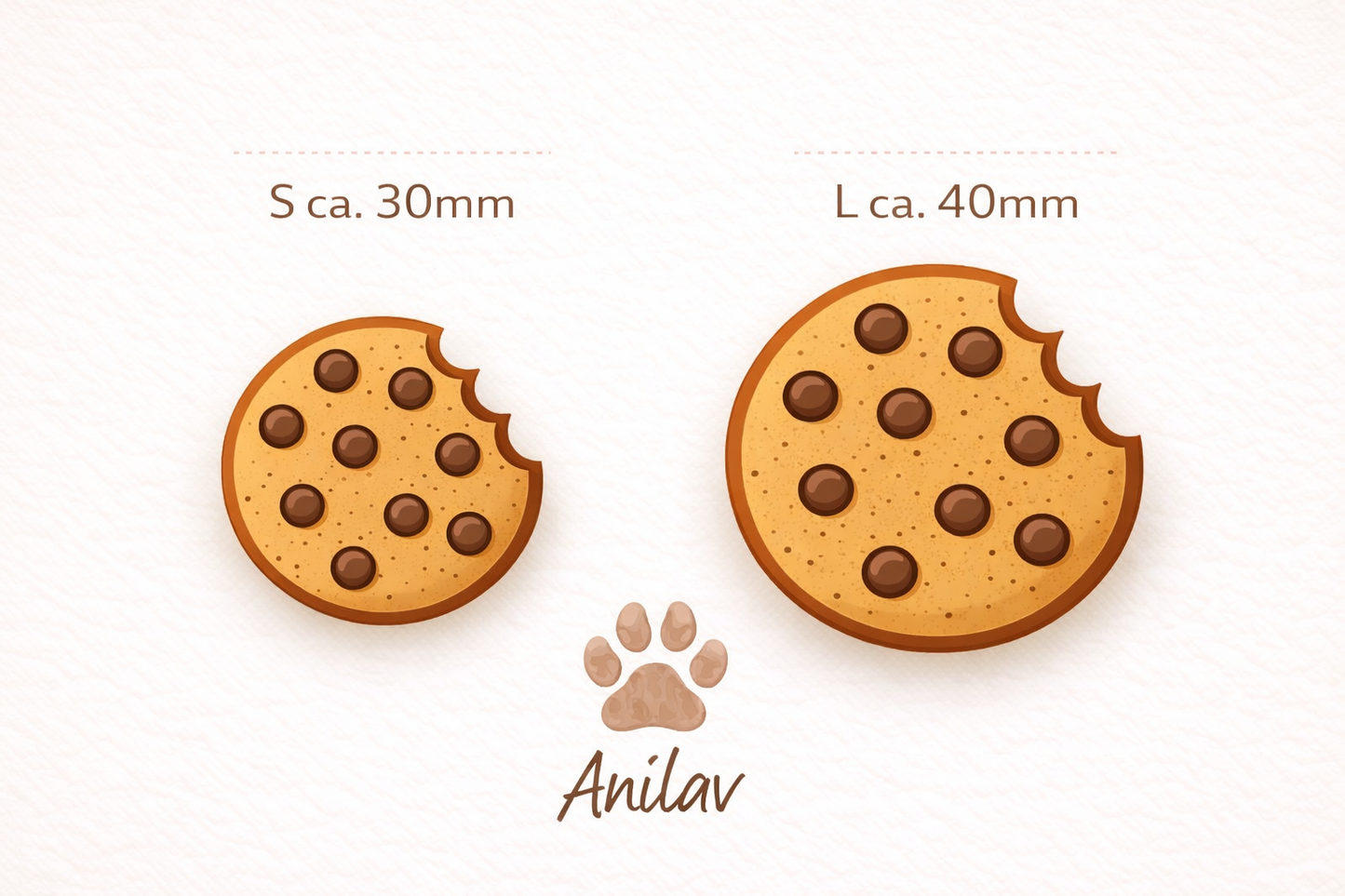 Dog Tag "Cookie"- Hundemarke Halsband Anhänger