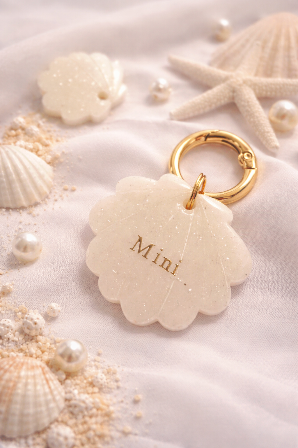 Dog Tag "Muschel"- Kollektion - Hundemarke Halsband Anhänger