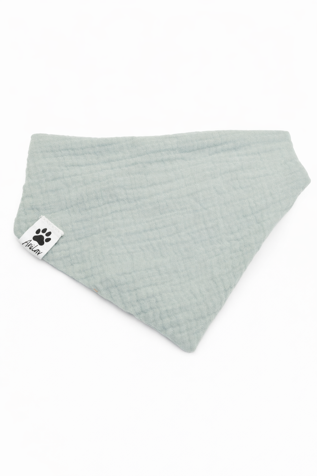 Scrunchie-Bandana - Kirschen + Mint - Musselin - Halstuch