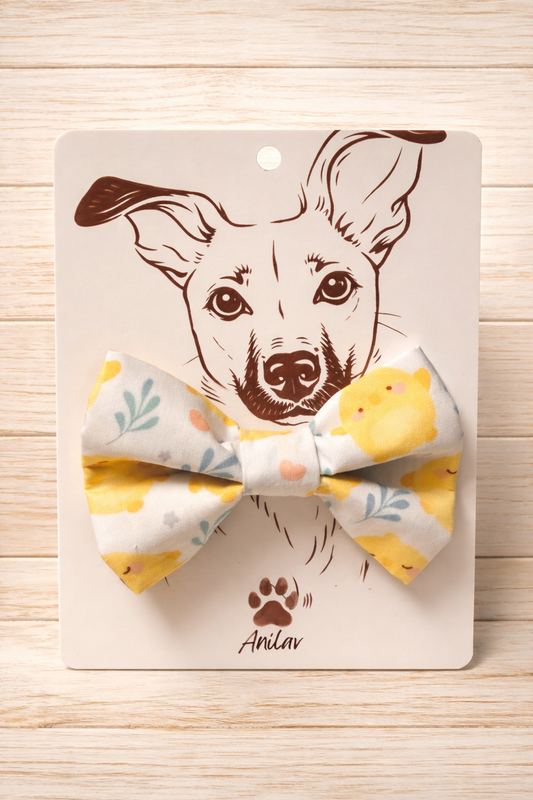 Hund Fliege Halsband - Ostern Küken Frühling