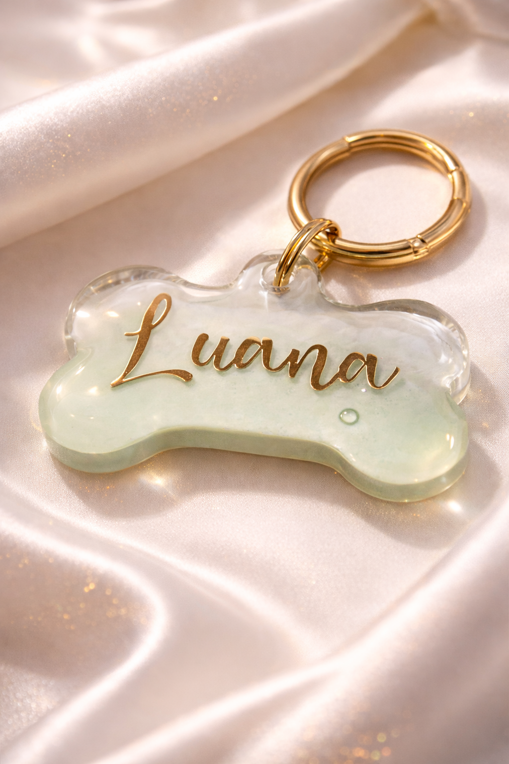 Dog Tag "Matcha" - Starpups Kollektion - Anhänger Hundemarke Halsband