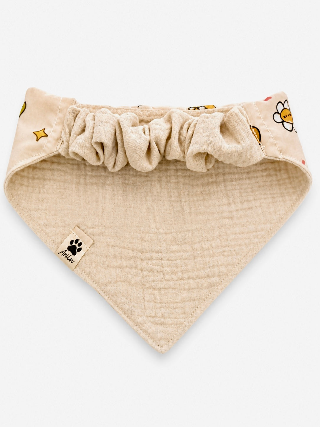 Scrunchie-Bandana - Capybara - Musselin - Halstuch