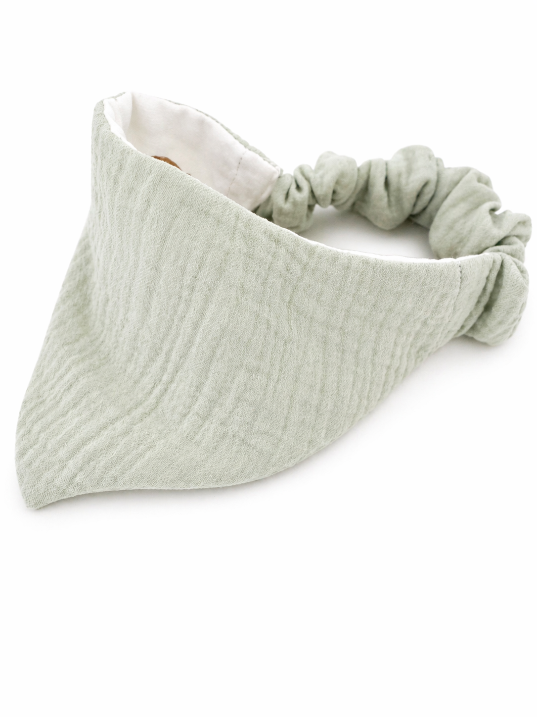Scrunchie-Bandana - Wildschweine + Mint - Musselin - Halstuch