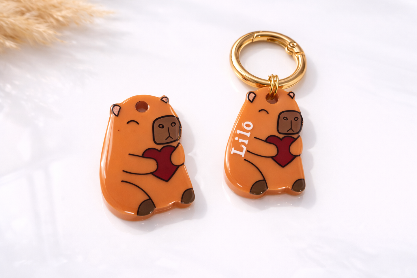Dog Tag "Capybara"- Süße Fellfreunde Kollektion - Hundemarke Halsband Anhänger
