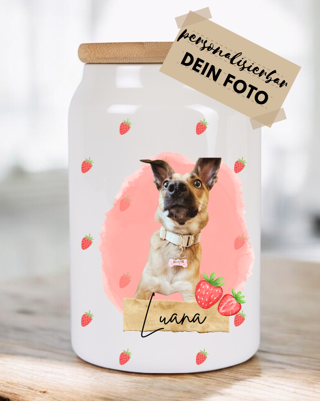 Leckerlidose - Erdbeeren