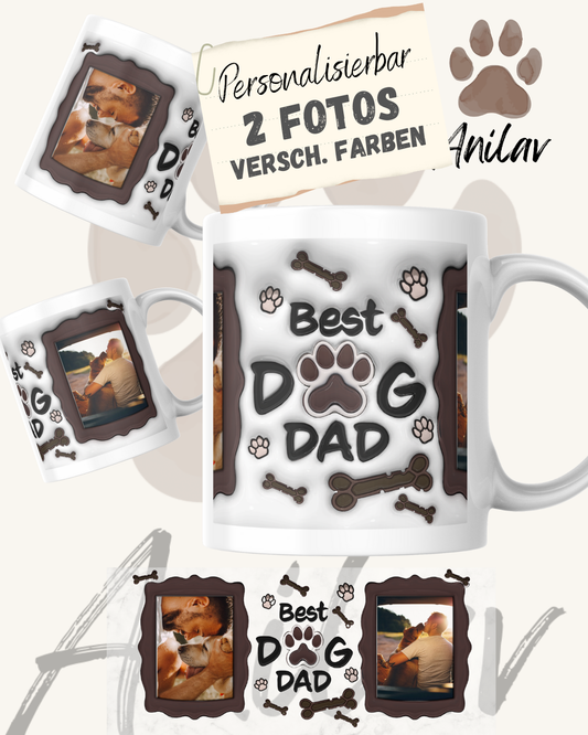 Tasse "Dog Dad" Bester Hundepapa